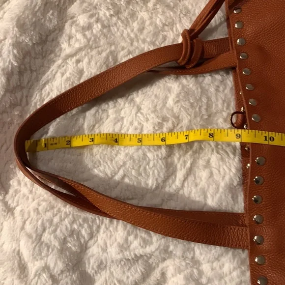 Laggo Remy British Tan Leather studded Tote